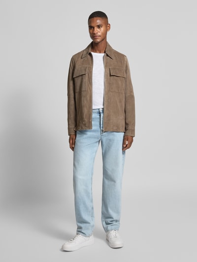 Antony Morato Straight fit jeans met logo-applicatie Lichtblauw - 1