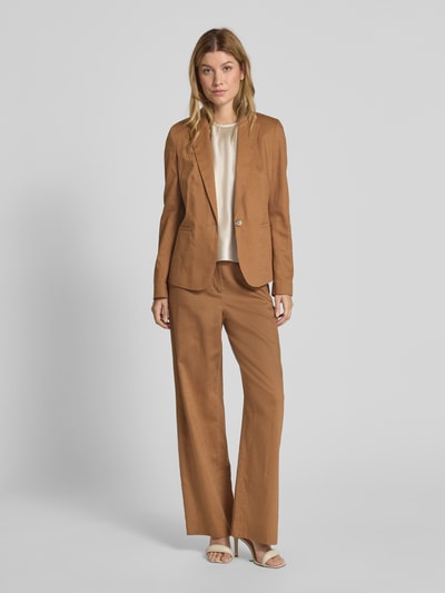 Jake*s Collection Blazer met reverskraag Middenbruin - 1