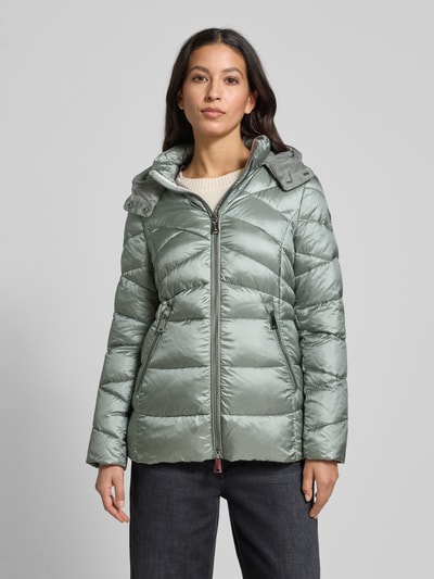 Gil Bret Gewatteerd jack met tweewegritssluiting Donkergroen - 4