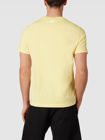 Lacoste T-shirt met ronde hals Geel - 5