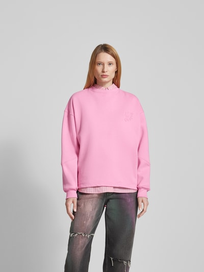 OH APRIL Sweatshirt mit Label-Detail Pink 4