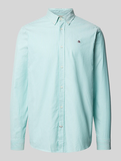 Scotch & Soda Regular fit vrijetijdsoverhemd met button-downkraag Lichtgroen - 2