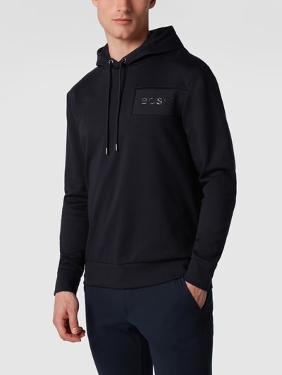 BOSS Hoodie mit Logo-Stickerei Marine 4