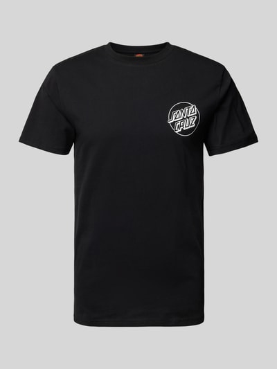 SANTA CRUZ T-Shirt mit Label-Print Black 2