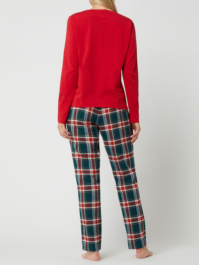 TOMMY HILFIGER Pyjama mit Stretch-Anteil  Rot 4