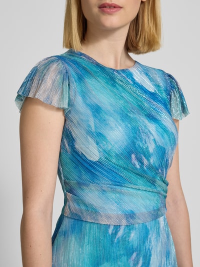 Swing Sukienka koktajlowa z okrągłym dekoltem Oceaniczny 3