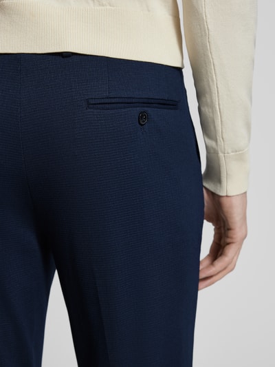 Manuel Ritz Slim fit Pak met 2-knoops colbert Marineblauw - 3