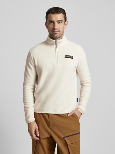 Napapijri Sweatshirt mit Stehkragen Sand 4