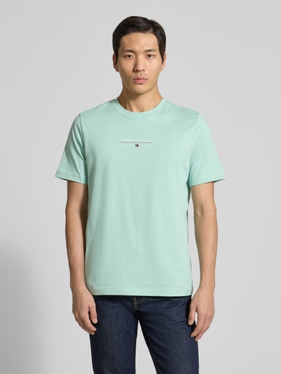 Tommy Hilfiger Regular Fit T-Shirt aus reiner Baumwolle Mint 4