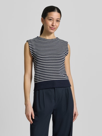 Weekend Max Mara Regular fit Spencer met all-over motief Model 'JANDA' Marineblauw - 4