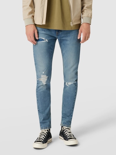 Levi's® Jeansy z naszywką z logo model ‘Taper’ Jeansowy niebieski 4