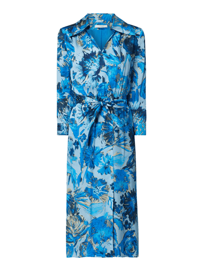 BOSS Kleid aus Seide Modell 'Dantanes'  Hellblau 2