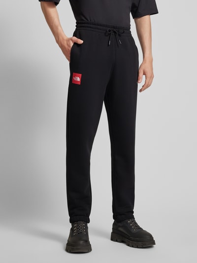 The North Face Sweatpants met labelstitching en elastische band Zwart - 4