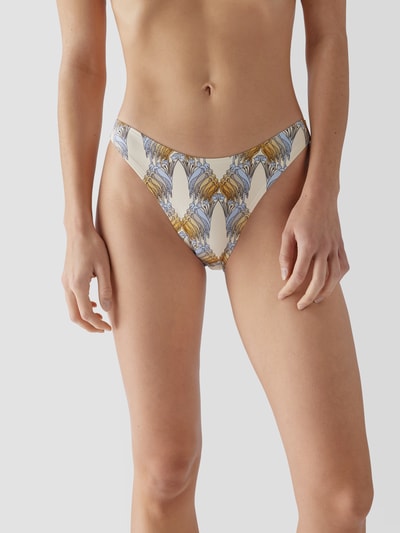 Tory Burch Bikini-Hose mit Animal-Print Sand 3