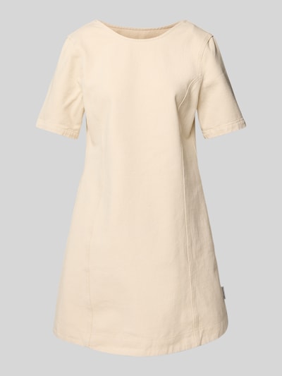 Marc O'Polo Denim Mini-jurk met ronde hals Offwhite - 2