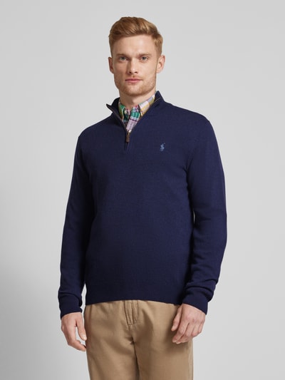 Polo Ralph Lauren Troyer mit Logo-Stitching Marine 4