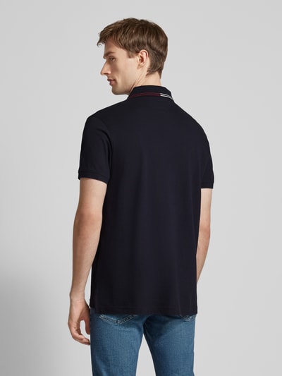 Tommy Hilfiger Regular fit poloshirt met logostitching Marineblauw - 5