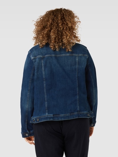 Esprit Curvy Jeansjack met steekzakken Blauw - 5