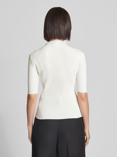Ted Baker Strickshirt mit Zierknöpfen und 1/2-Arm Offwhite 5