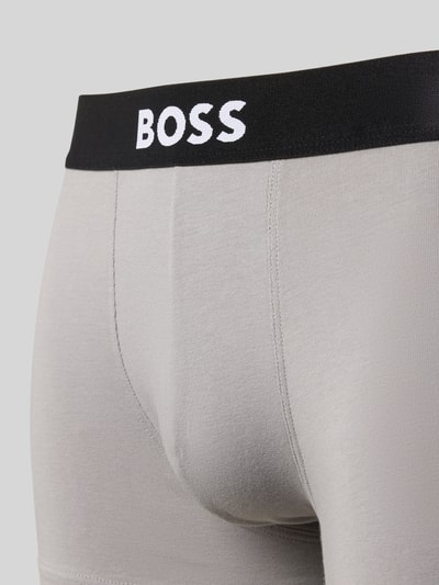 BOSS Regular Fit Trunks aus Baumwoll-Elasthan-Mix im 3er-Pack Oliv 2