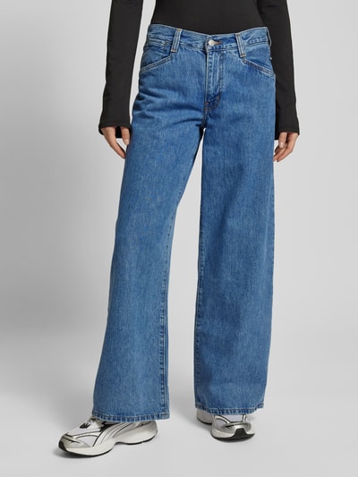 Levi's® Baggy wide leg jeans in 5-pocketmodel Lichtblauw - 4