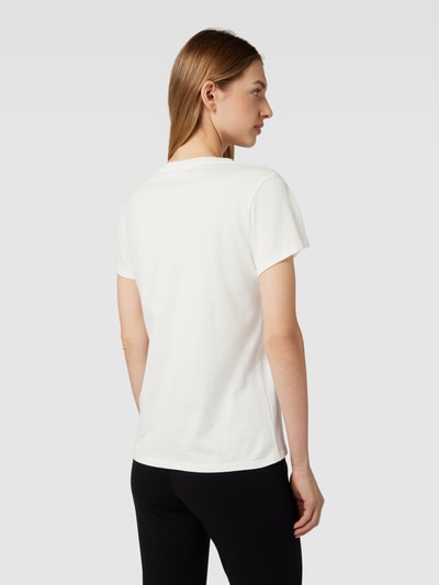 LIU JO SPORT T-Shirt mit Label-Print Weiss 5