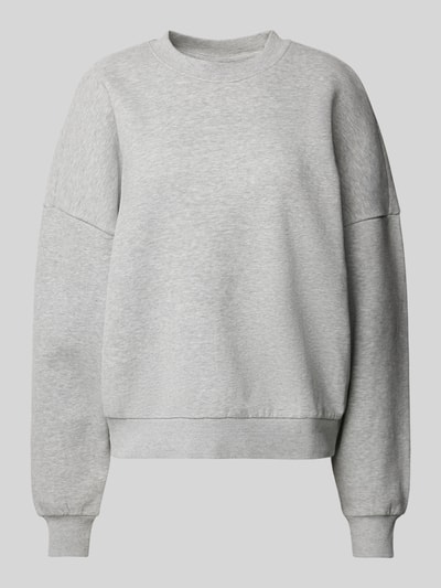 Review Essentials sweatshirt met ronde hals  Lichtgrijs gemêleerd - 2