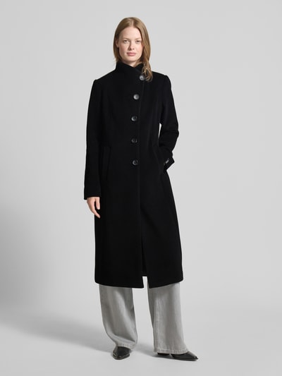 Milo Coats Płaszcz wełniany z domieszką kaszmiru model ‘NADA’ Czarny 4