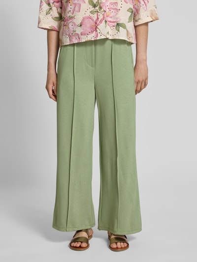 ZABAIONE Stoffhose mit französischen Eingrifftaschen Khaki 4