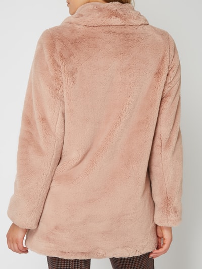 White Label Mantel aus Webpelz Rosé 5