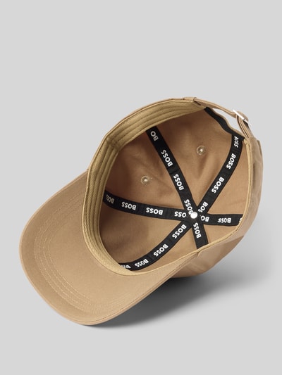 Produktfoto, Basecap uit puur katoen Model 'ZED-B-ICON' van BOSS, look: effen, logodetail, label in reliëf, luchtgaten