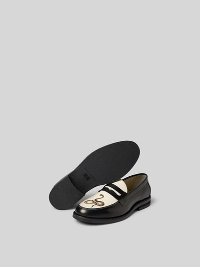 Duke & Dexter Loafer mit Motiv-Print Black 5