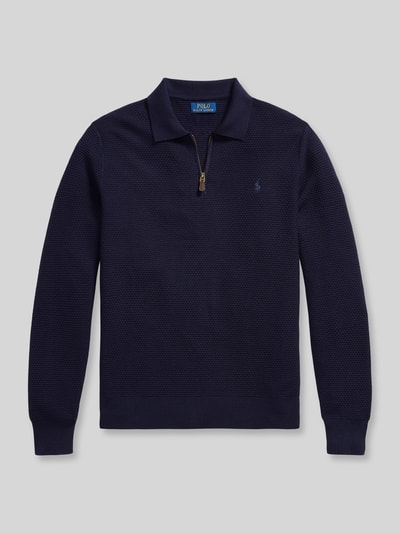 Polo Ralph Lauren Pullover aus Wolle mit Troyerkragen Marine 2