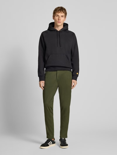 Jack & Jones Regular Fit Chino mit Stretch-Anteil Modell 'MARCO' Dunkelgruen 1