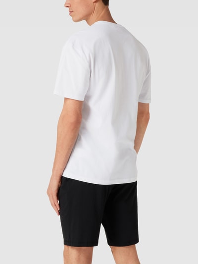 HUGO Relaxed fit T-shirt met labelprint Wit - 5