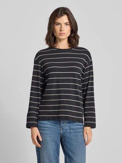 Armedangels Shirt met lange mouwen van katoenmix, model 'MARYNAA' Antraciet - 4