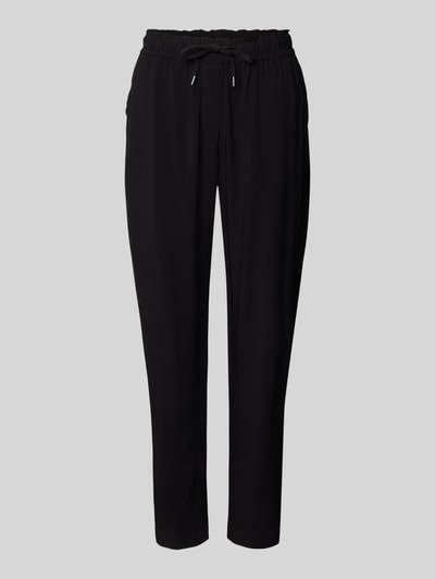 Zero Stoffhose aus Viskose mit elastischem Bund BLACK 2