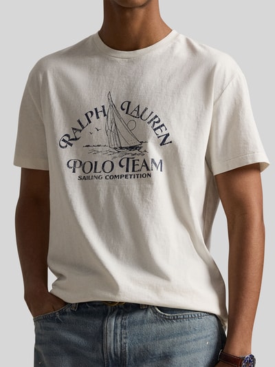 Polo Ralph Lauren Regular Fit T-Shirt aus reiner Baumwolle Weiss 3