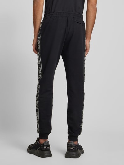 Guess Activewear Sweatpants met labelprint, model 'NEW ARLO' Zwart - 5