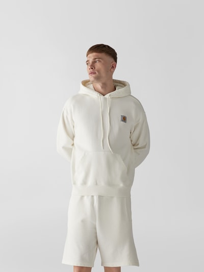 Carhartt WIP Hoodie mit Label-Patch Offwhite 4