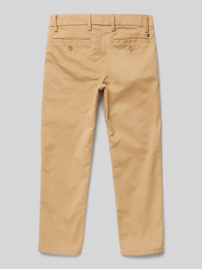 Tommy Hilfiger Kids Chino mit französischen Eingrifftaschen Camel 3