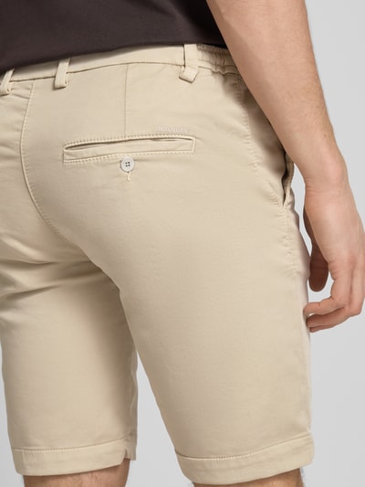 MAC Regular Fit Shorts mit Tunnelzug Beige 3