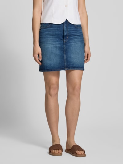 Tommy Jeans Regular Fit Jeansrock aus Baumwoll-Mix Modell 'MOM' Jeansblau 4