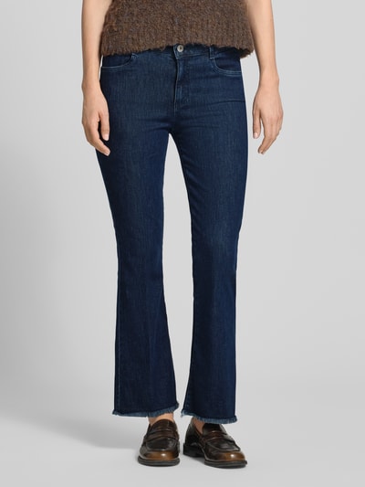 Brax Bootcut Jeans mit Fransen Modell 'SHAKIRA' Dunkelblau 4