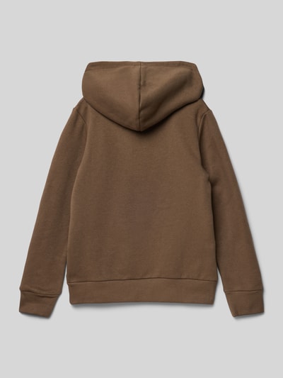 Jack & Jones Loose Fit Hoodie mit Känguru-Tasche Modell 'CALEB' Hellbraun 3