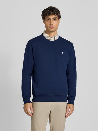 Polo Ralph Lauren Sweatshirt mit gerippten Abschlüssen Dunkelblau 4