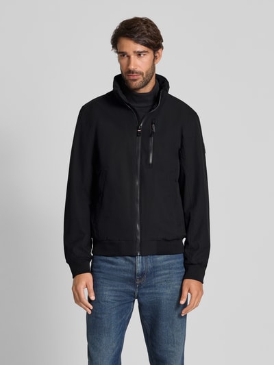 Tom Tailor Regular Fit Blouson mit Reißverschlusstaschen Black 4