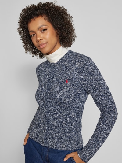 Polo Ralph Lauren Cardigan mit Logo-Stitching Anthrazit Melange 3