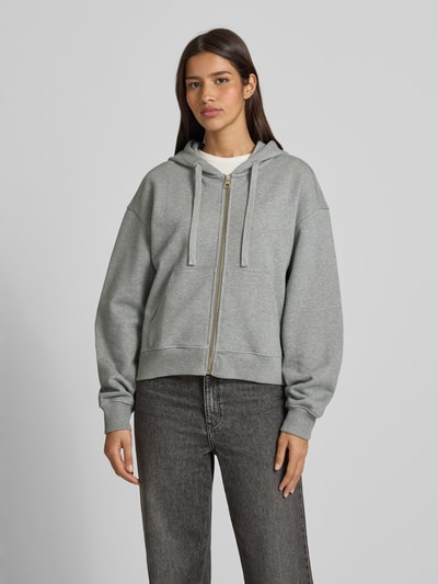 Marc O'Polo Relaxed fit sweatjack van puur katoen Middengrijs - 4