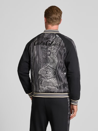 CARLO COLUCCI Regular Fit Jacke mit Stehkragen Black 5